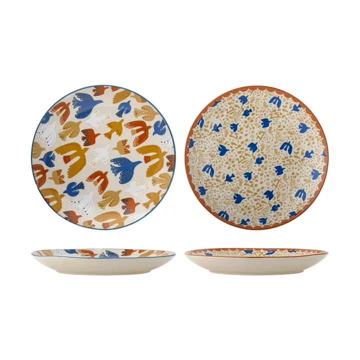 Anniversary 플레이트 - Multi, Ø25 cm, 2개 구성 - Bloomingville | 블루밍빌