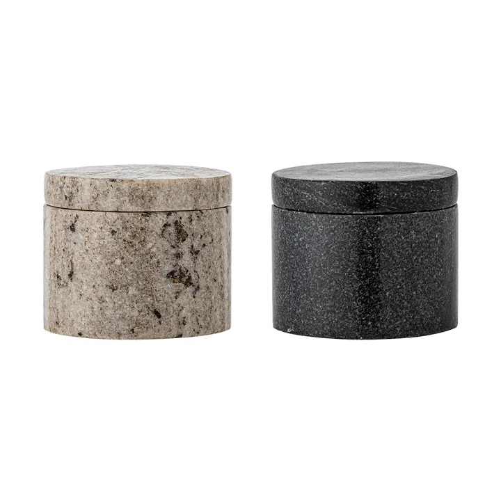 Avani 소금 & 후추 병 - Multi Marble, 2 pieces - Bloomingville | 블루밍빌