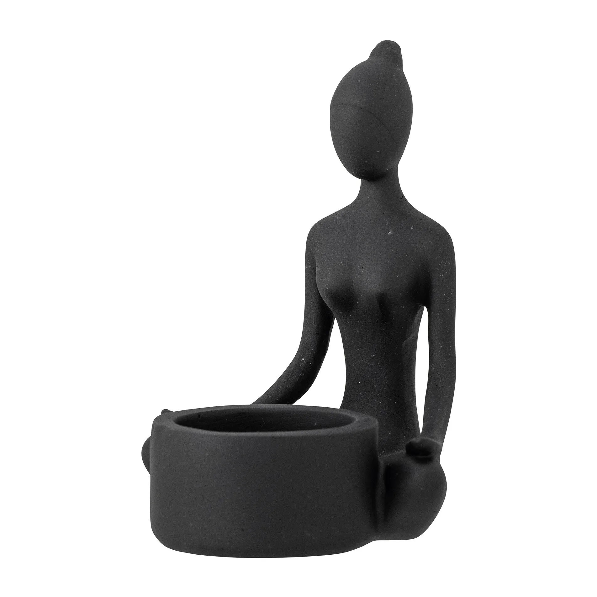 Benna 티라이트 홀더 12 cm, Black Bloomingville | 블루밍빌