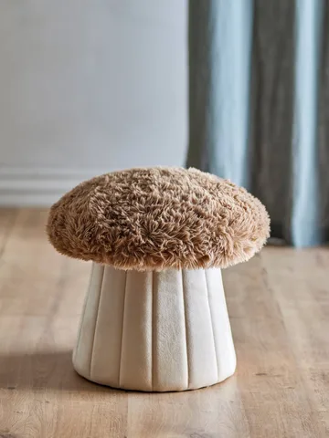 Bertil 푸프 Ø37 cm - Brown sponge - Bloomingville | 블루밍빌