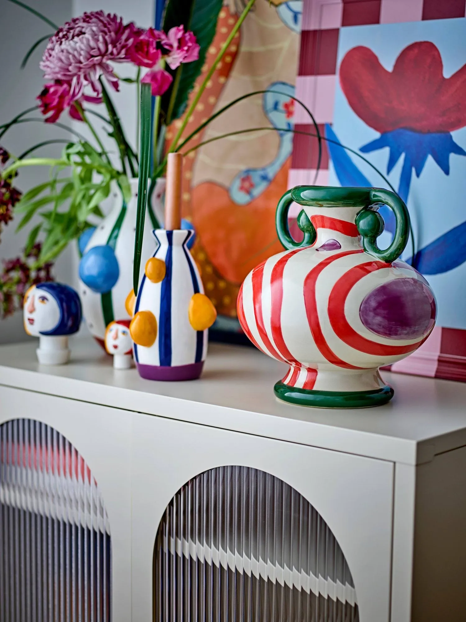 Betiva 화병, Multi Stoneware Bloomingville | 블루밍빌