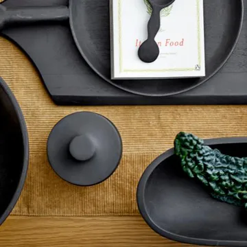 에이다 다리 달린 트레이 - black - Bloomingville | 블루밍빌