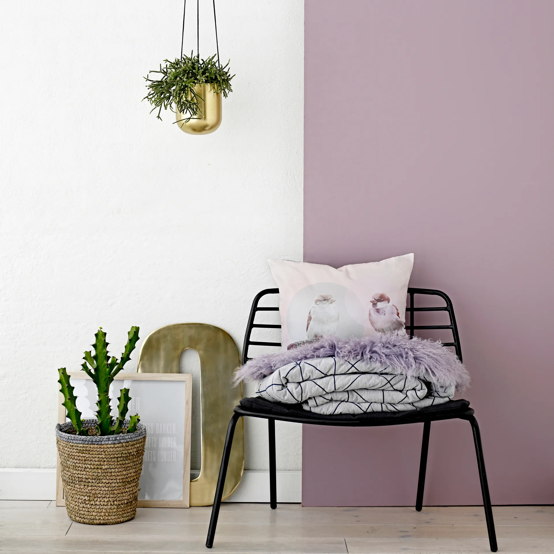 블루밍빌 걸이형 화분, brass Bloomingville | 블루밍빌