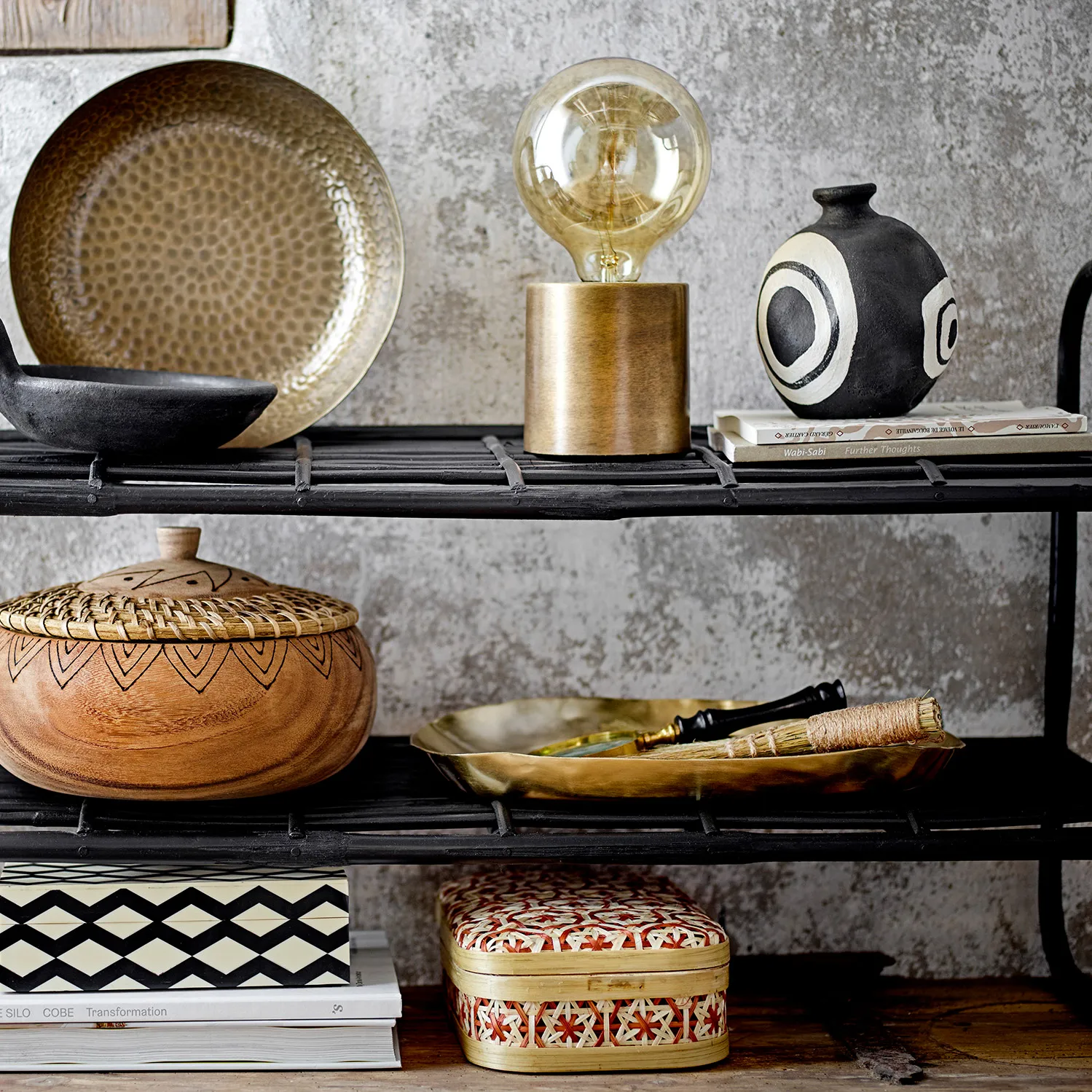 엘리 테이블 조명, brass Bloomingville | 블루밍빌