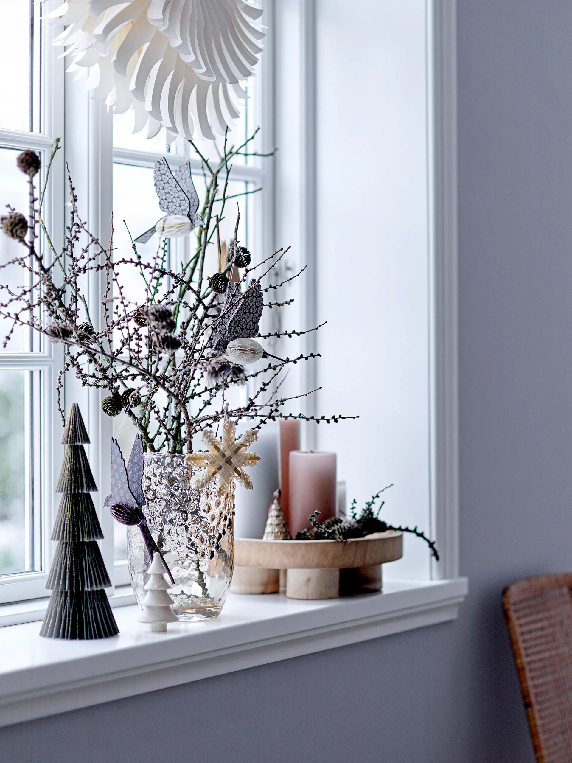 사가린 버드 크리스마스 장식, Brown Bloomingville | 블루밍빌