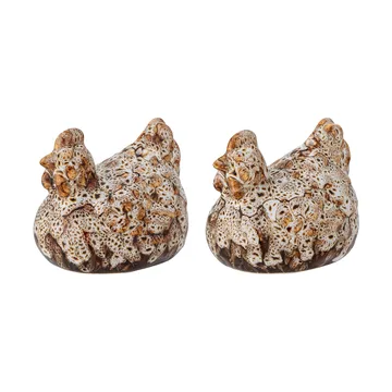 치키 닭 모양 소금통 후추통 세트 - Brown - Bloomingville | 블루밍빌