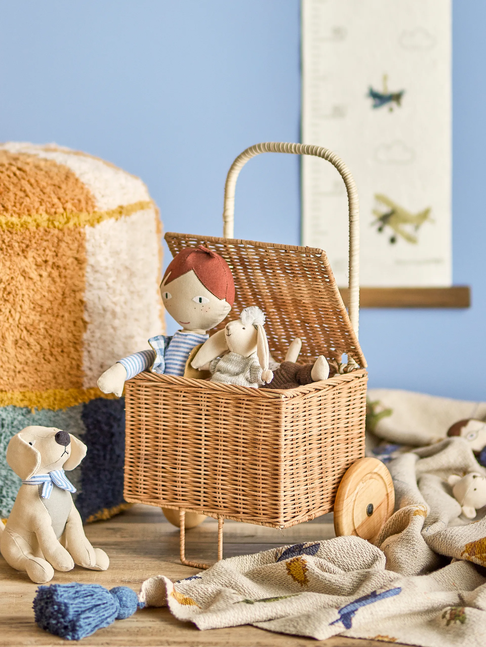 페니 트롤리 쇼핑 카트, Brown Bloomingville | 블루밍빌