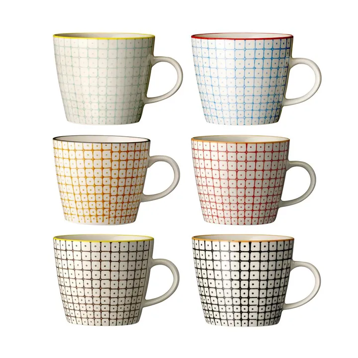 Carla mug 8.3 cm 카를라 머그 6-pack - Bloomingville