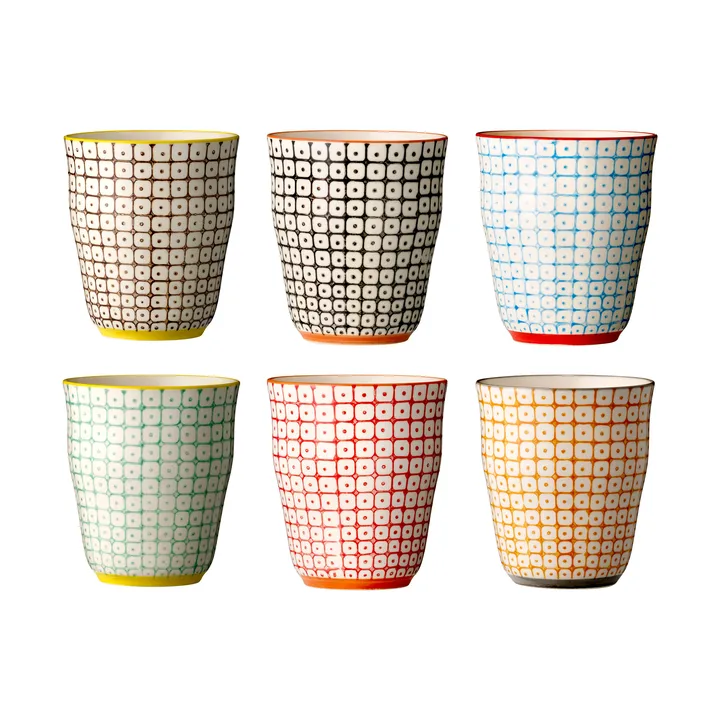 Carla mug 9.5 cm 카를라 머그 6-pack - Bloomingville