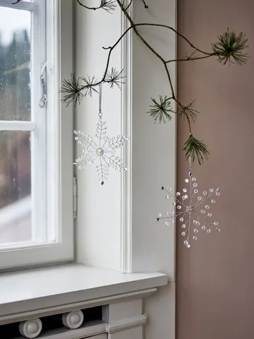미쿠 크리스마스 오너먼트 - Clear, 2 delar, 17 cm - Bloomingville | 블루밍빌