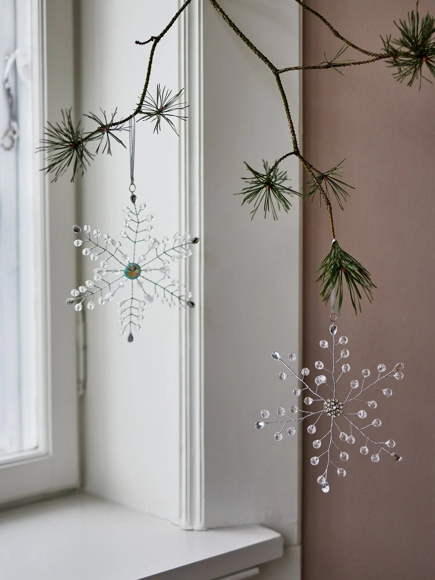 미쿠 크리스마스 오너먼트, Clear, 2 delar, 17 cm Bloomingville | 블루밍빌