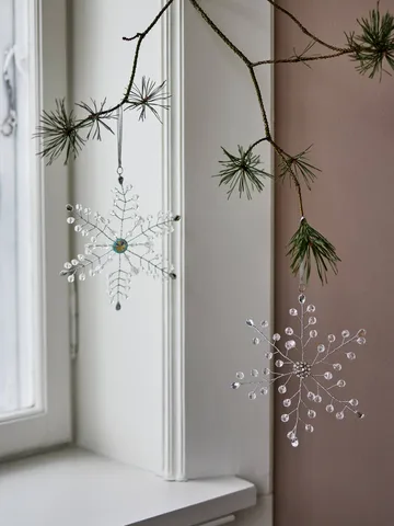 미쿠 크리스마스 오너먼트 - Clear, 2 delar, 17 cm - Bloomingville | 블루밍빌