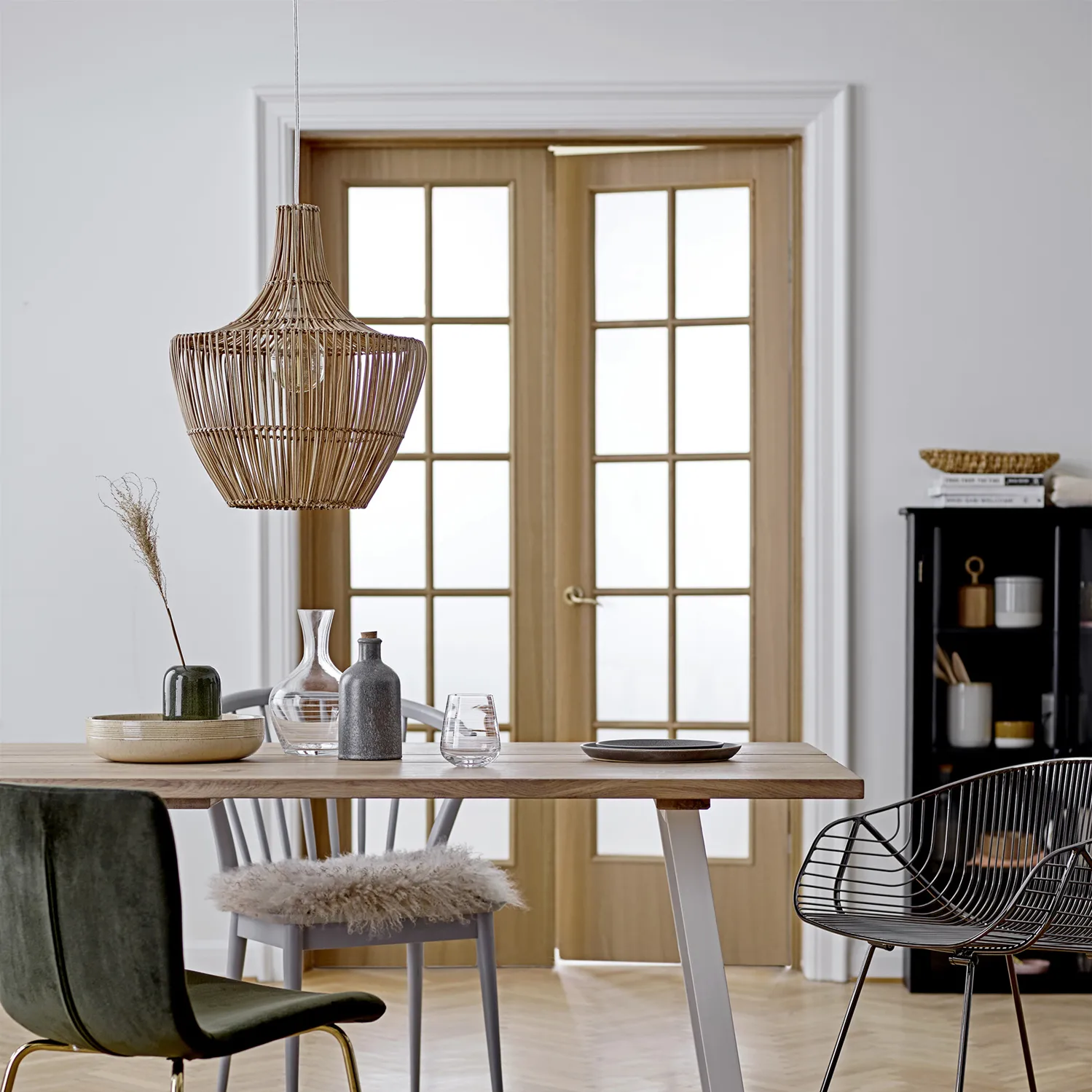 유리컵 cone, clear 글라스 Bloomingville | 블루밍빌