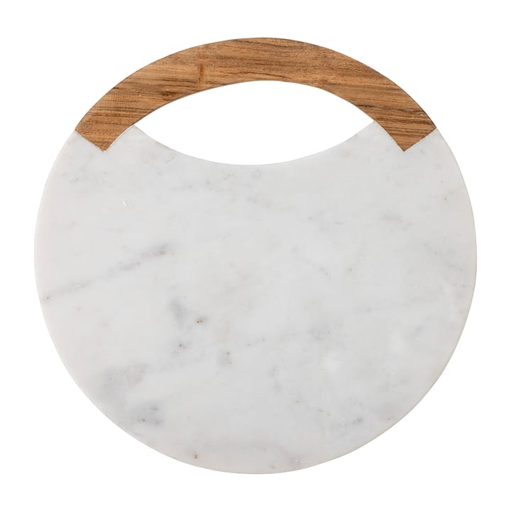 Daniela 커팅보드 & 손잡이 Ø30 cm - White marble-acacia - Bloomingville | 블루밍빌