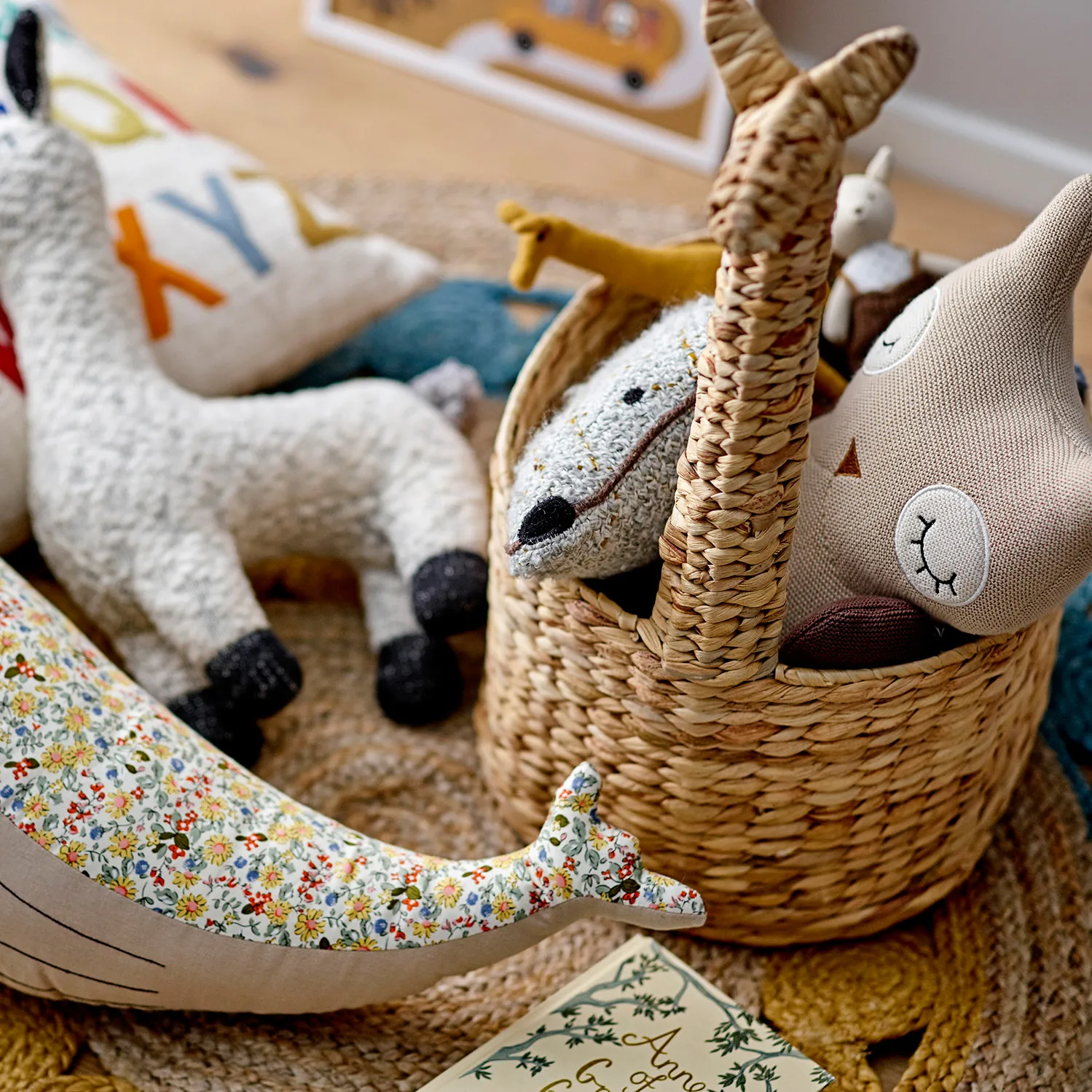 Dinne 수납 바구니 & 기린, nature Bloomingville | 블루밍빌