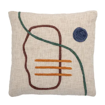 블루밍빌 쿠션 embroidery 45x45 cm - nature - Bloomingville | 블루밍빌