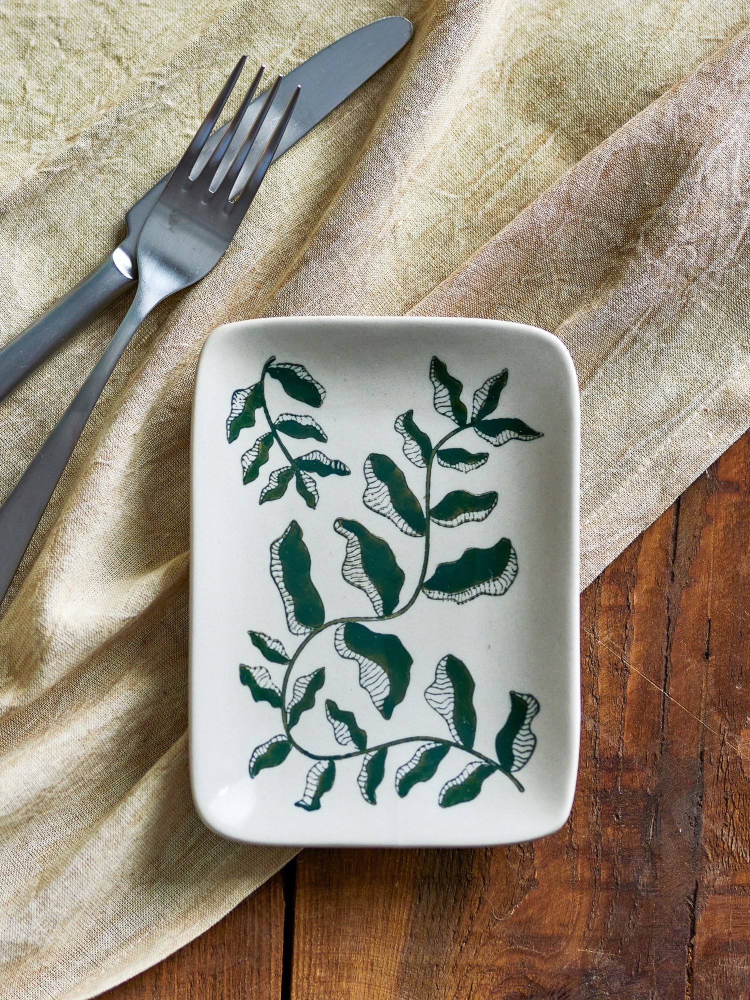Fauni 사이드 플레이트, Green, 15x11.5 cm Bloomingville | 블루밍빌