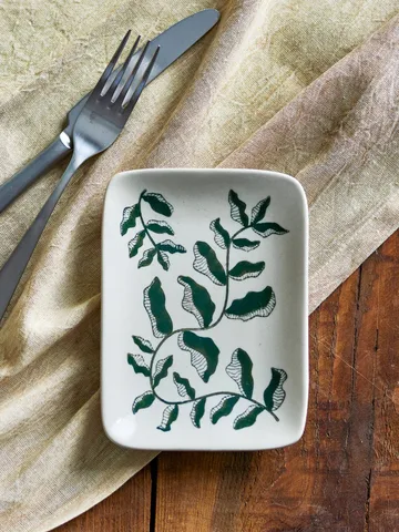 Fauni 사이드 플레이트 - Green, 15x11.5 cm - Bloomingville | 블루밍빌
