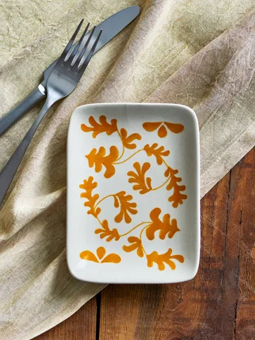 Fauni 사이드 플레이트 - Yellow, 15x11.5 cm - Bloomingville | 블루밍빌
