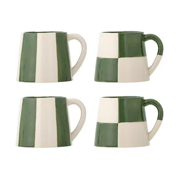 Floki 머그 - Green, 4 pieces - Bloomingville | 블루밍빌