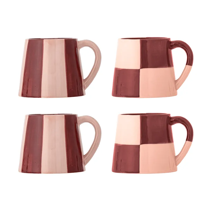Floki 머그 - Rose, 4-piece set - Bloomingville | 블루밍빌