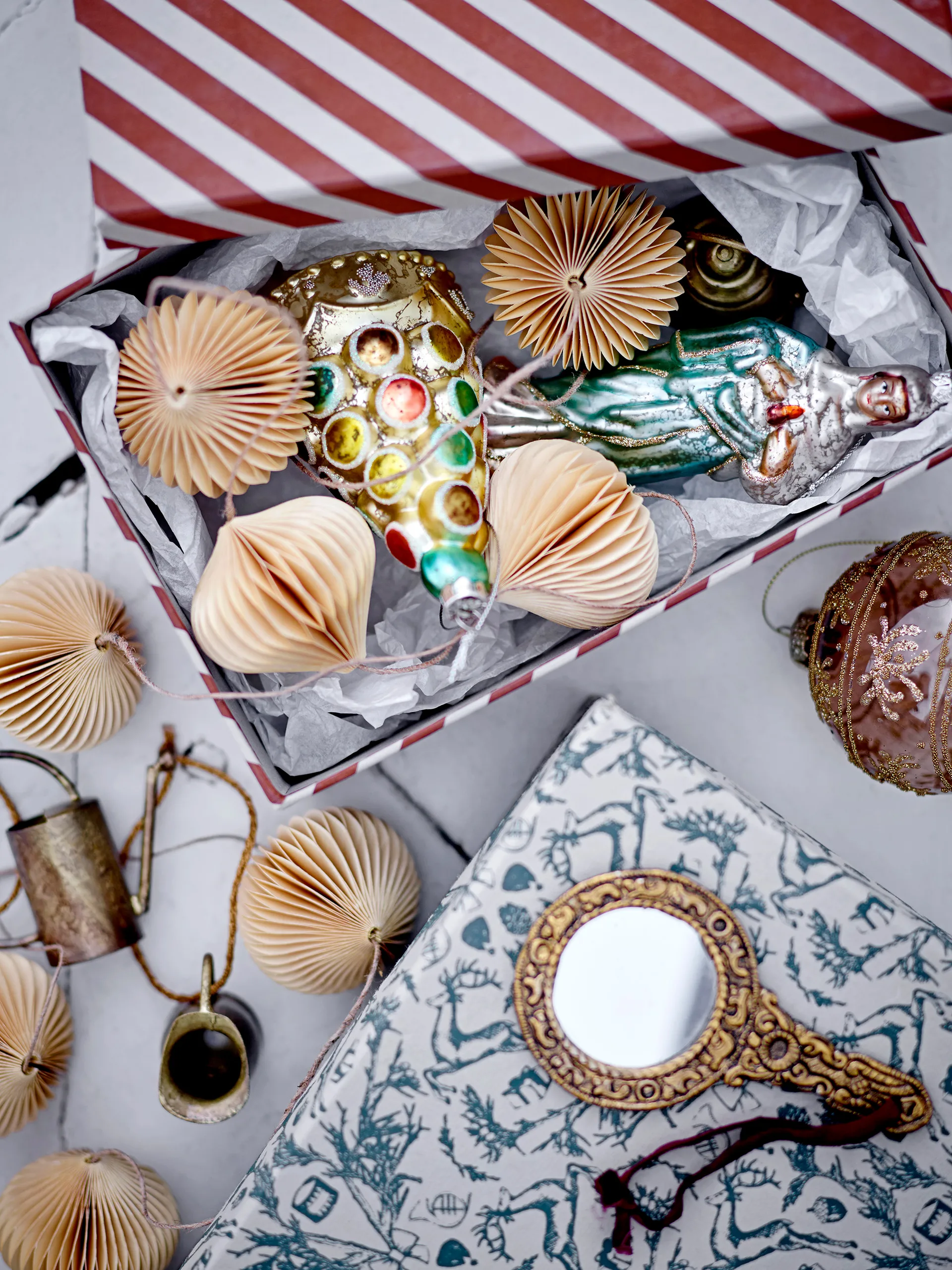 Gracia 크리스마스 트리 데코레이션 브라스 2 pieces, Jugs Bloomingville | 블루밍빌