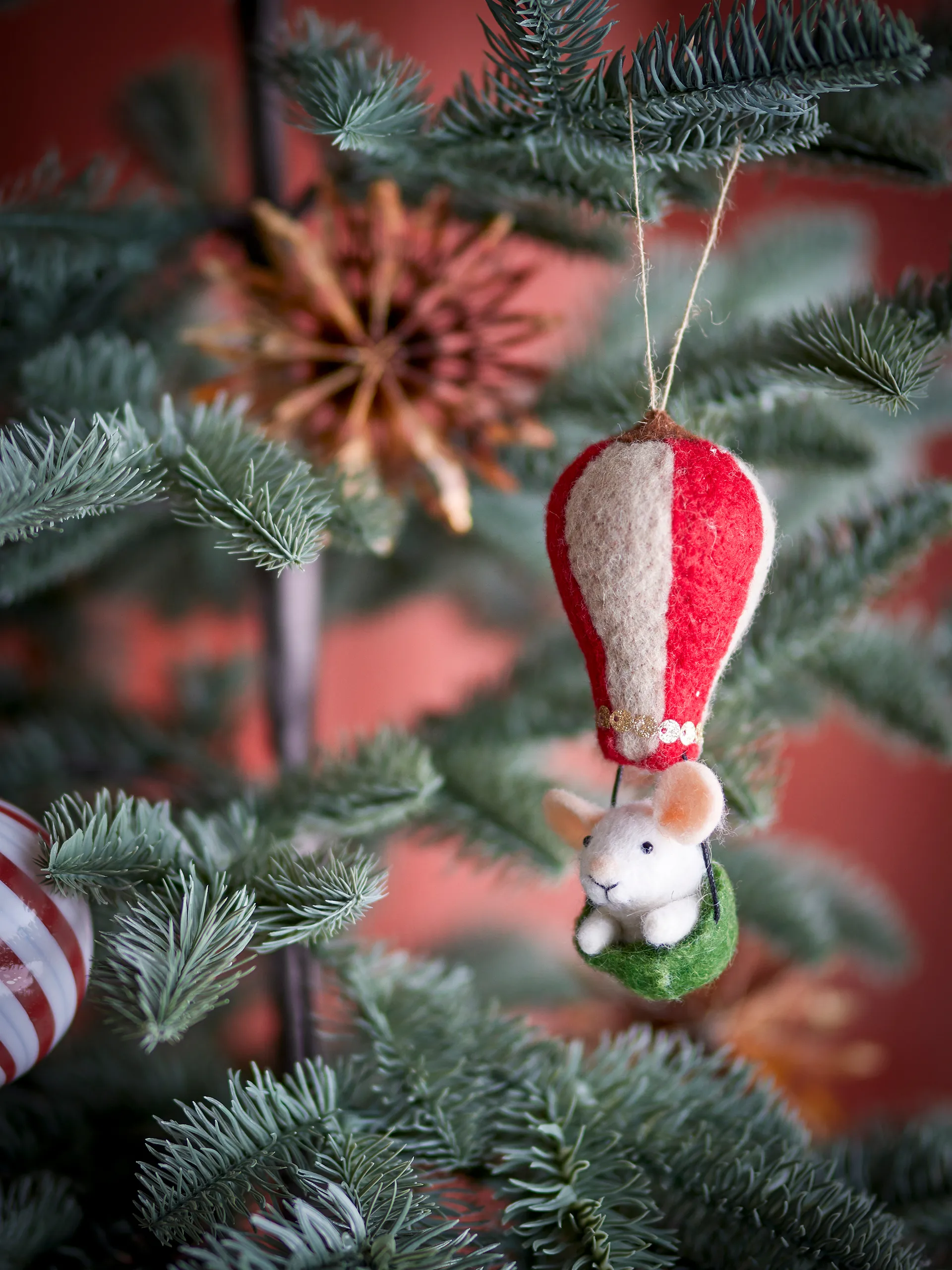 페오 크리스마스 트리 오너먼트 울, Green Bloomingville | 블루밍빌