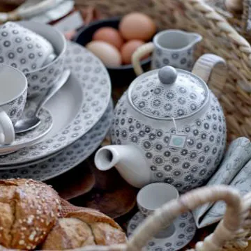 엘사 에스프레소 컵과 컵 받침, grey Bloomingville | 블루밍빌