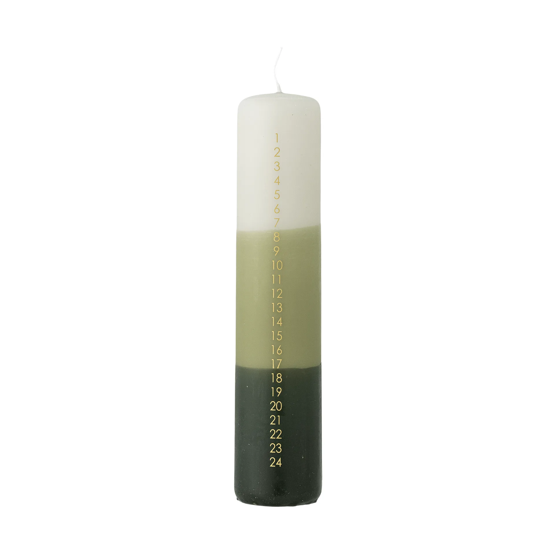 딥다이 대림절 캔들, Grön, 25 cm Bloomingville | 블루밍빌