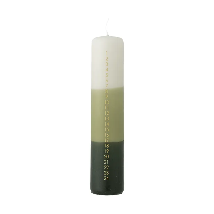 딥다이 대림절 캔들 - Grön, 25 cm - Bloomingville | 블루밍빌