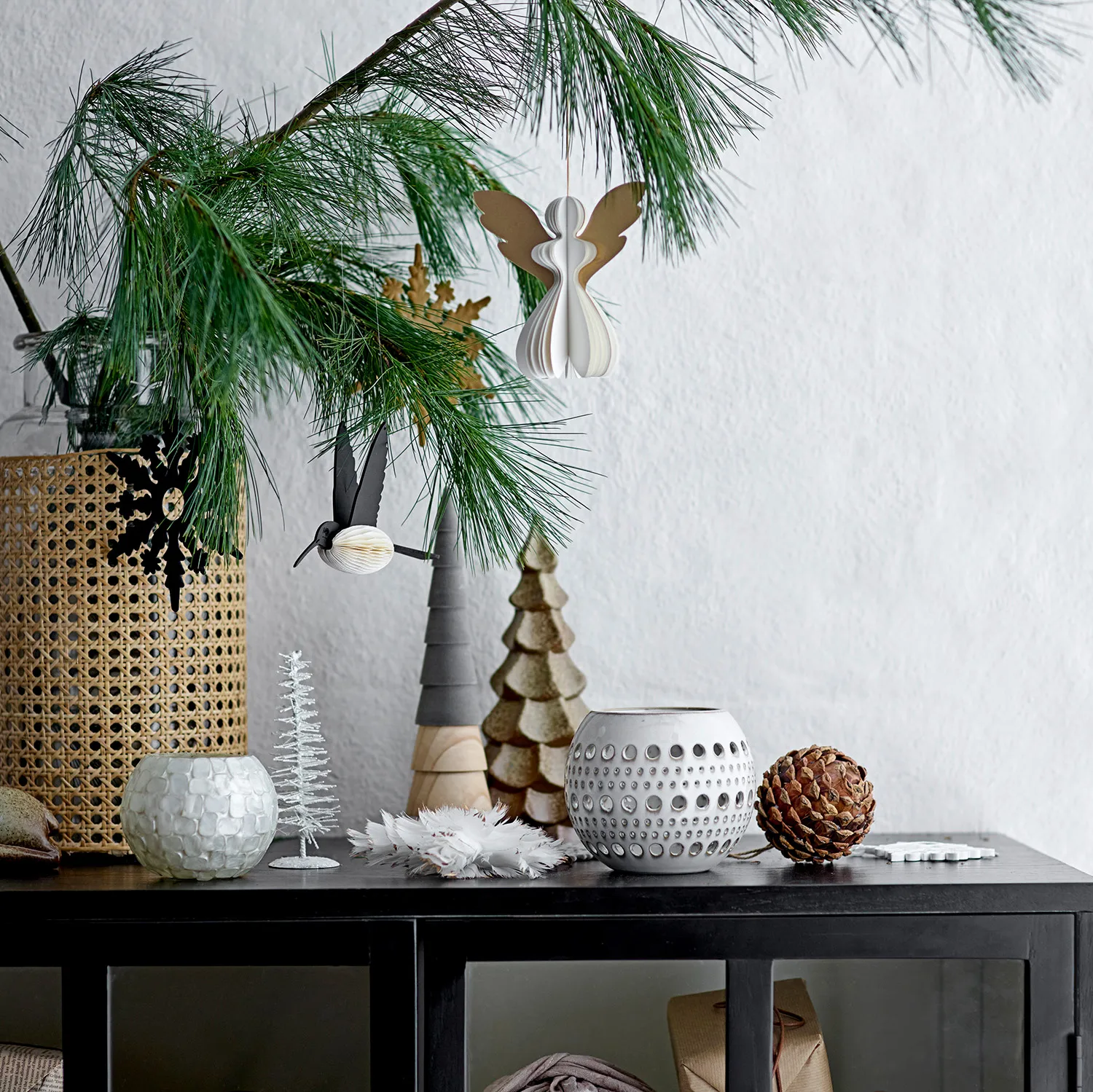 Iasonas Bird 크리스마스 장식, multi Bloomingville | 블루밍빌