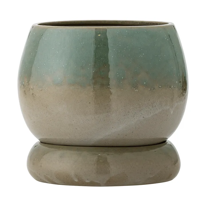 Imke 화분과 받침대 - Green, 18.5x17.5 cm - Bloomingville | 블루밍빌