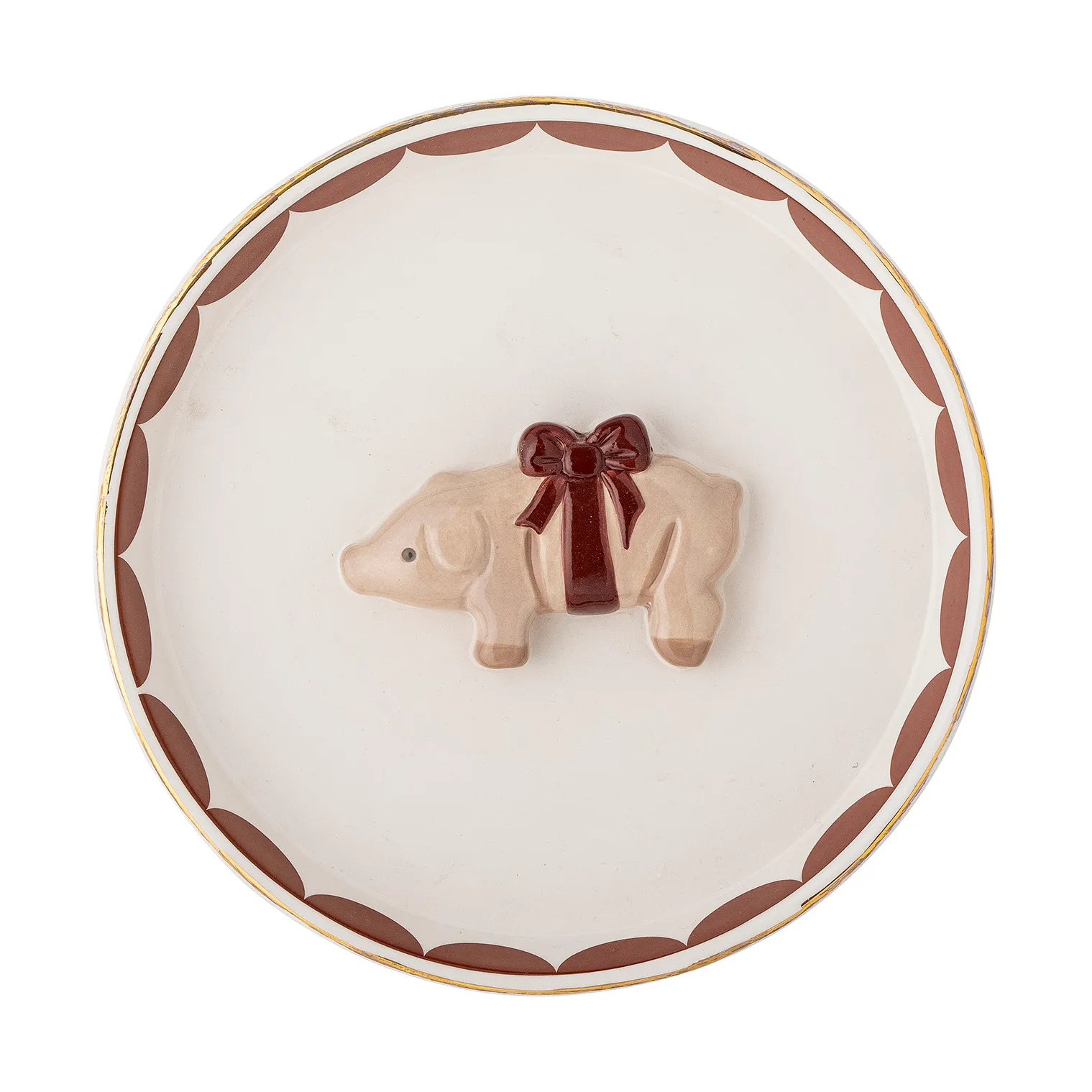 Jolly 서빙 보울 18 cm, White-red Bloomingville | 블루밍빌