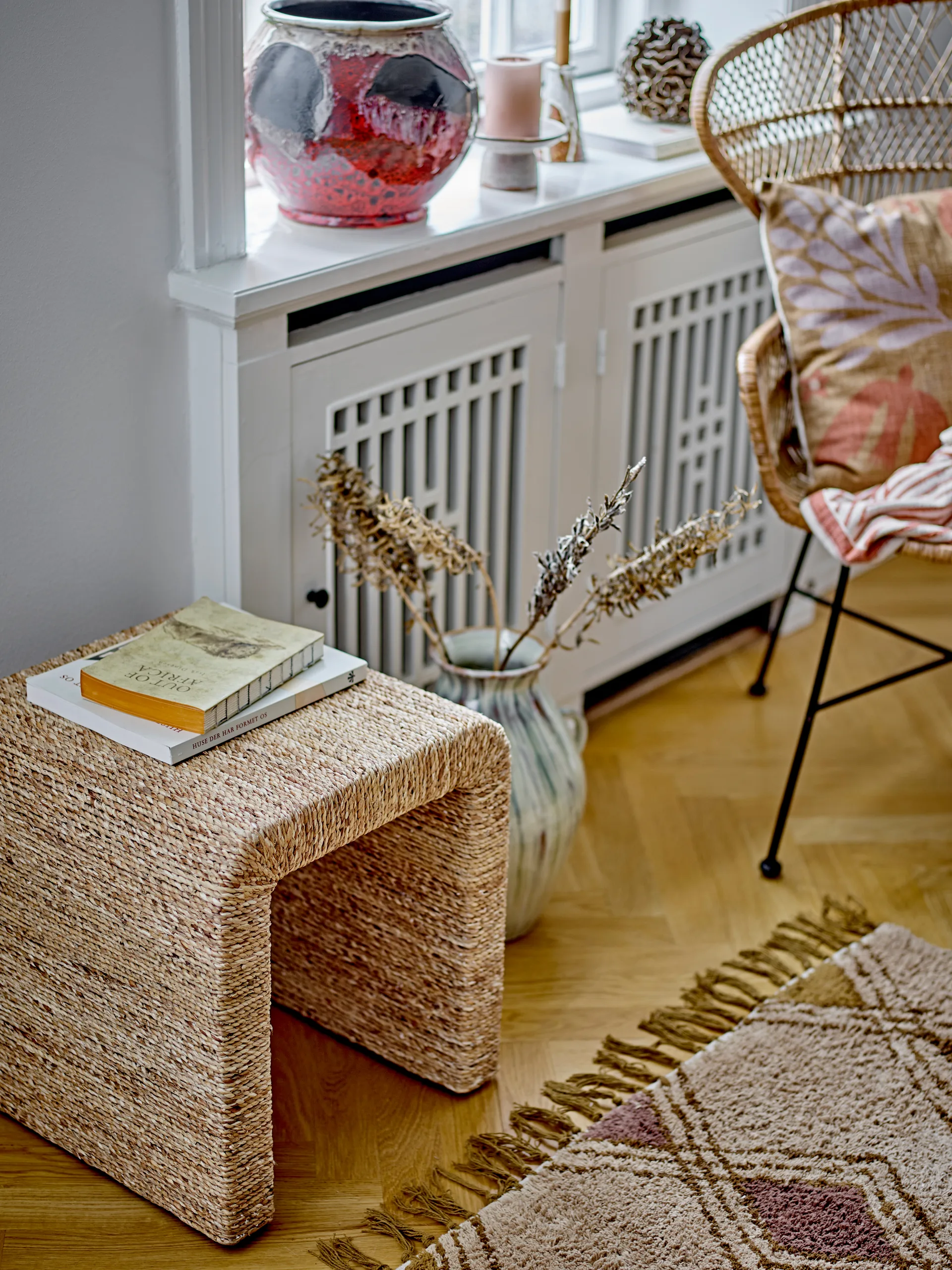 Kien 스툴 43x42x45 cm, Water hyacinth Bloomingville | 블루밍빌