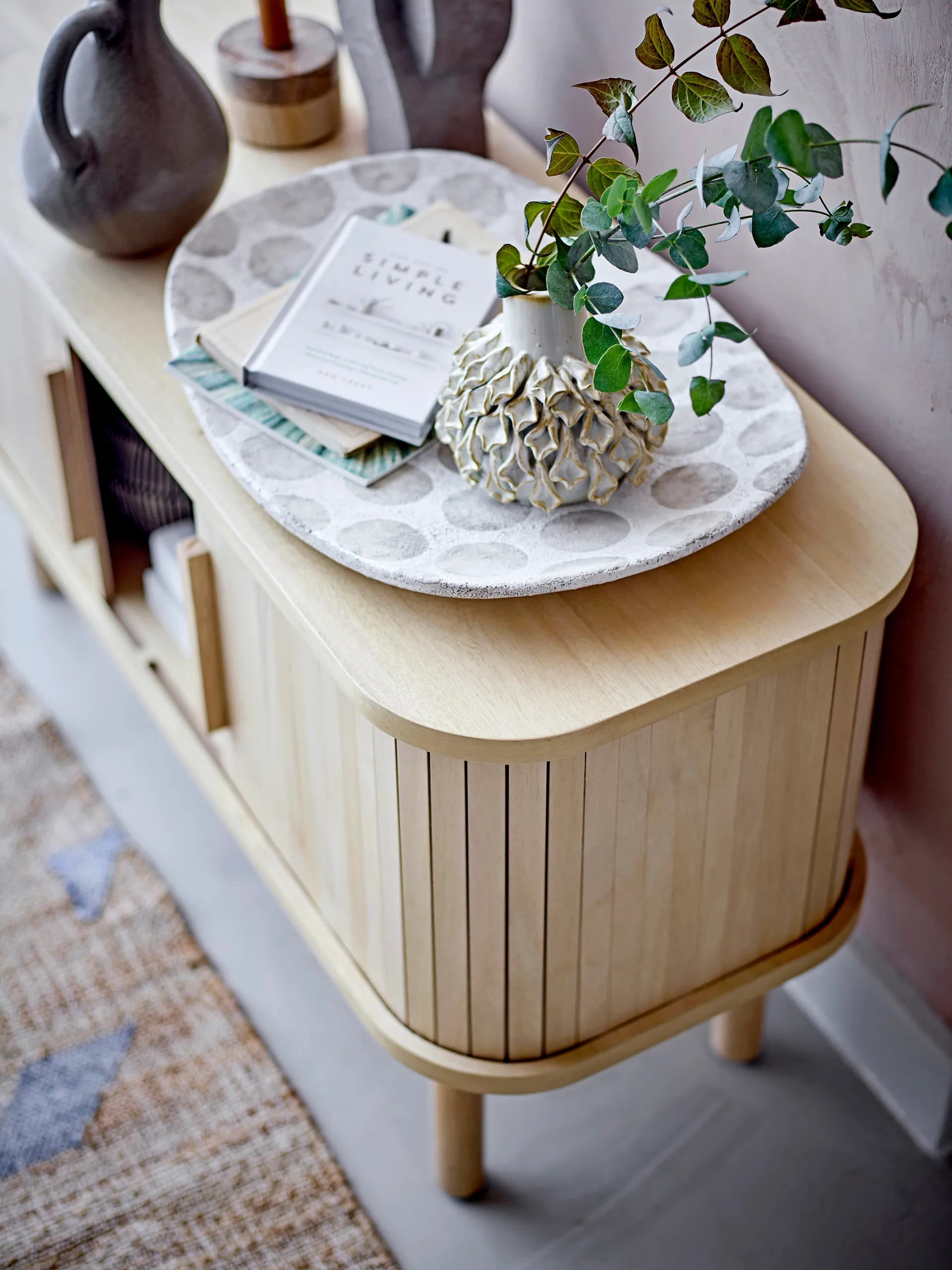 Lex 캐비넷 90x35x50 cm, Rubber tree Bloomingville | 블루밍빌