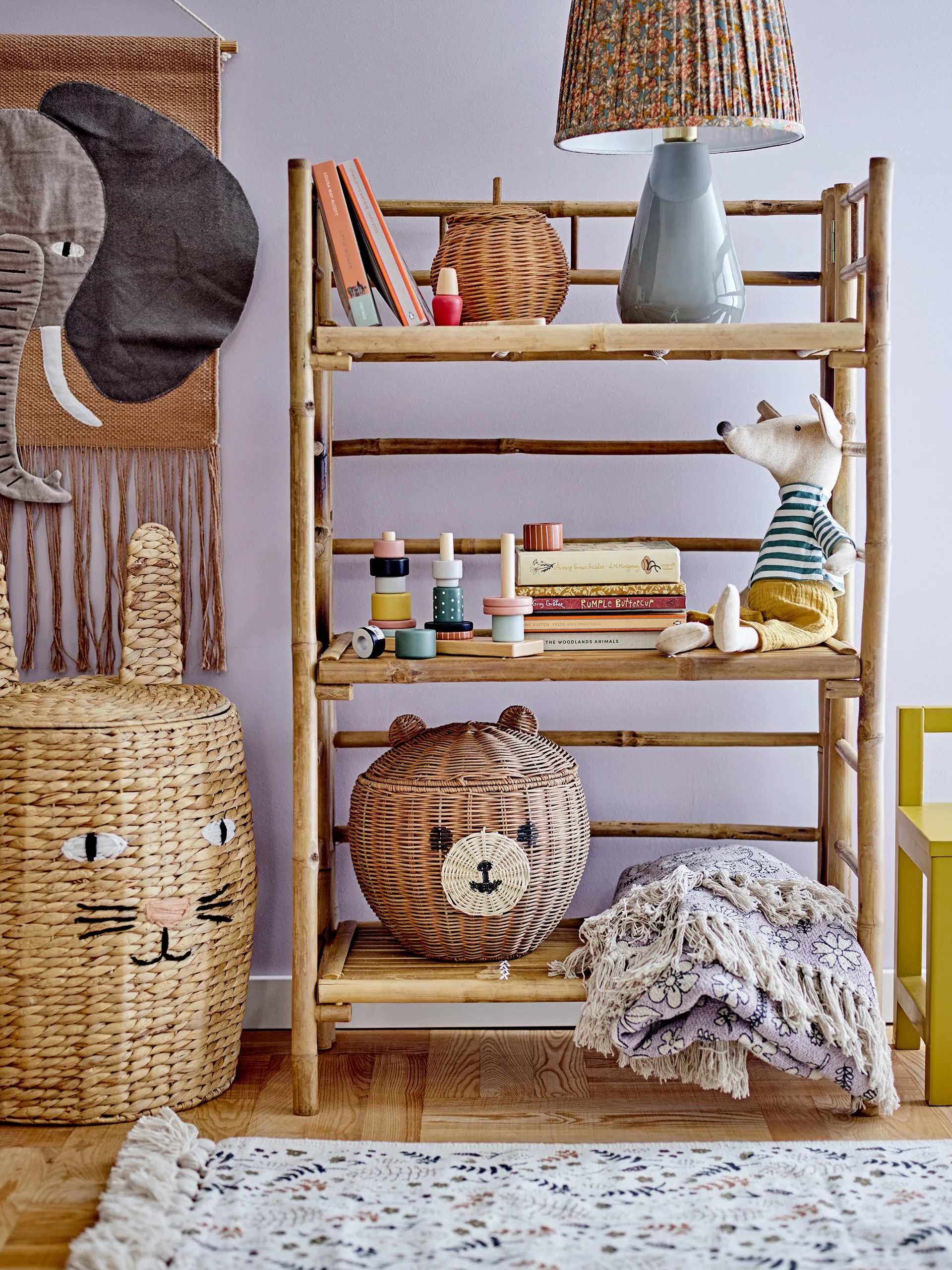 로젯  수납 바스켓 & lid Ø18 cm, Brown Bloomingville | 블루밍빌