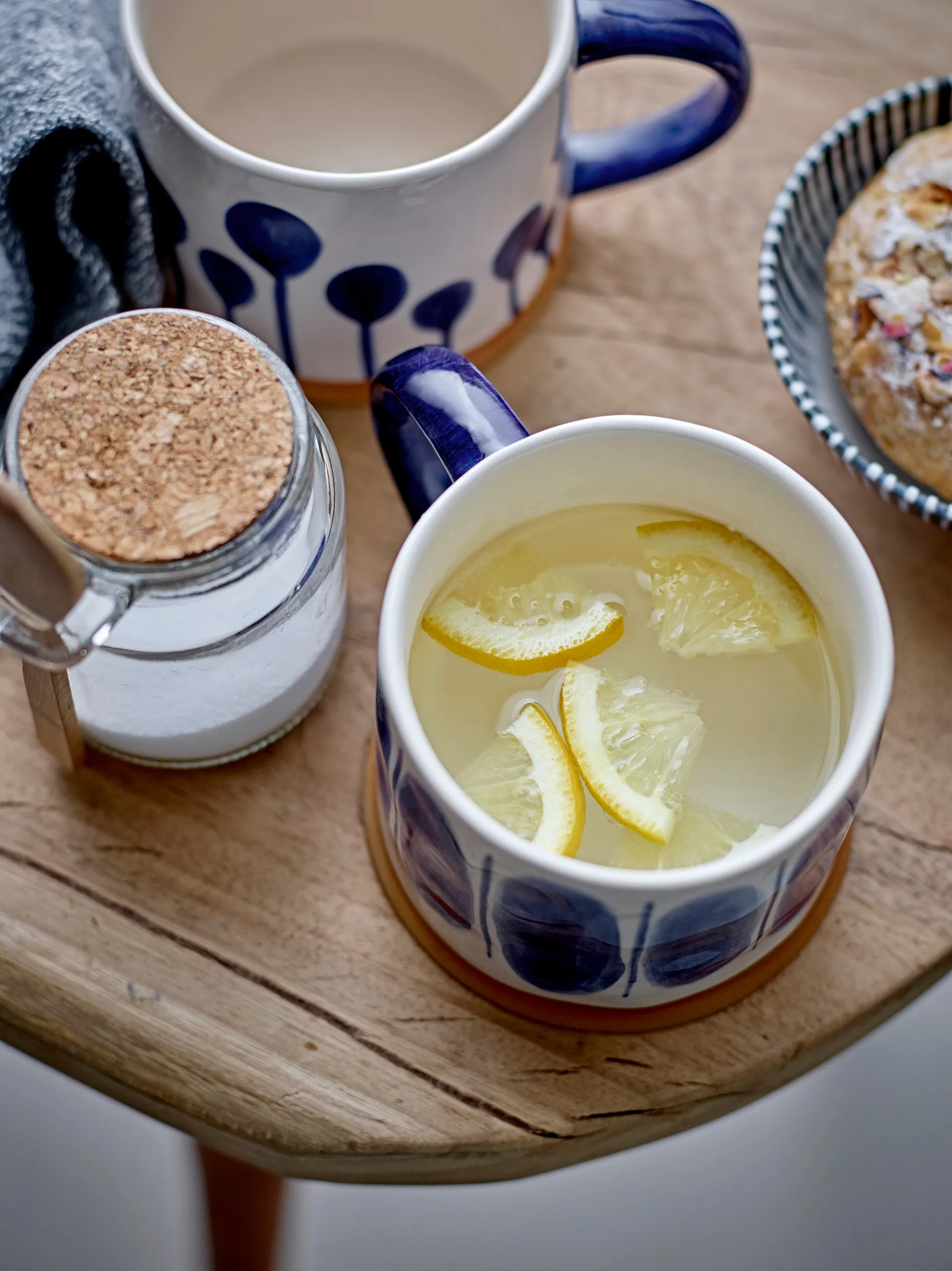 Linora 머그잔 450ml 3팩, Blue Bloomingville | 블루밍빌