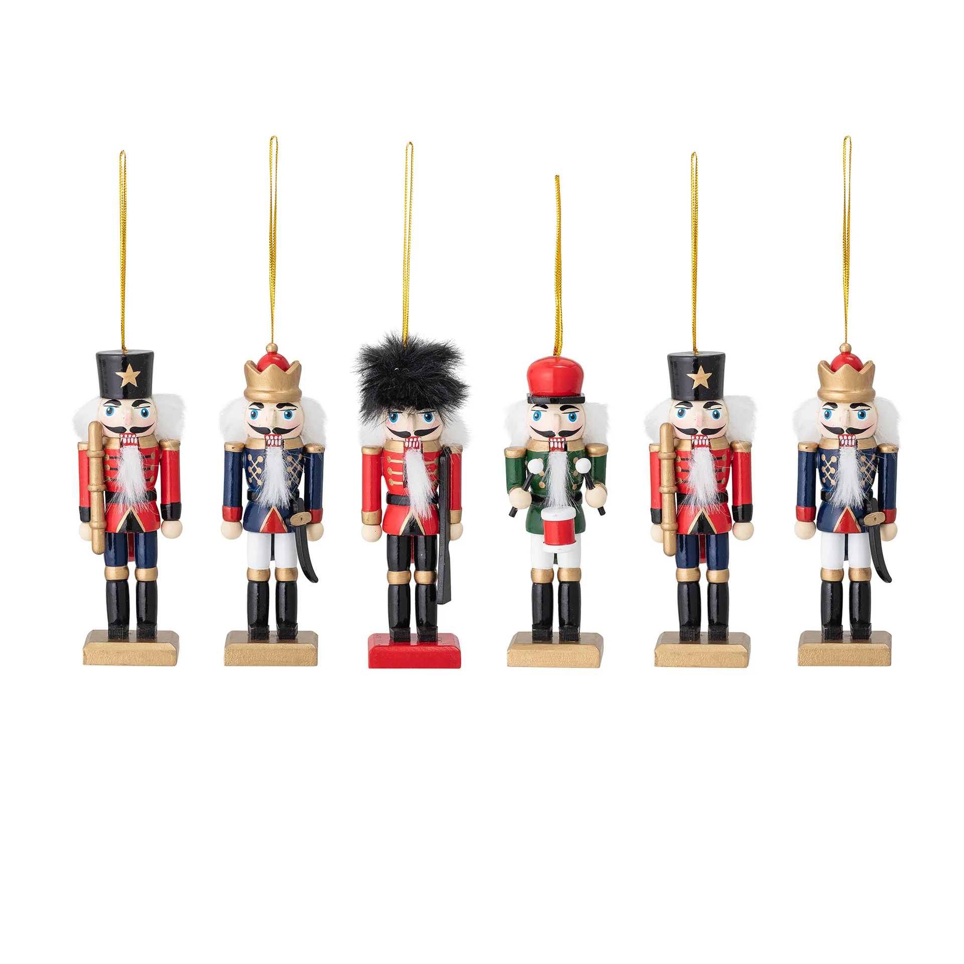 Mahi 장식 nutcracker 장식 6개 세트, multi Bloomingville | 블루밍빌
