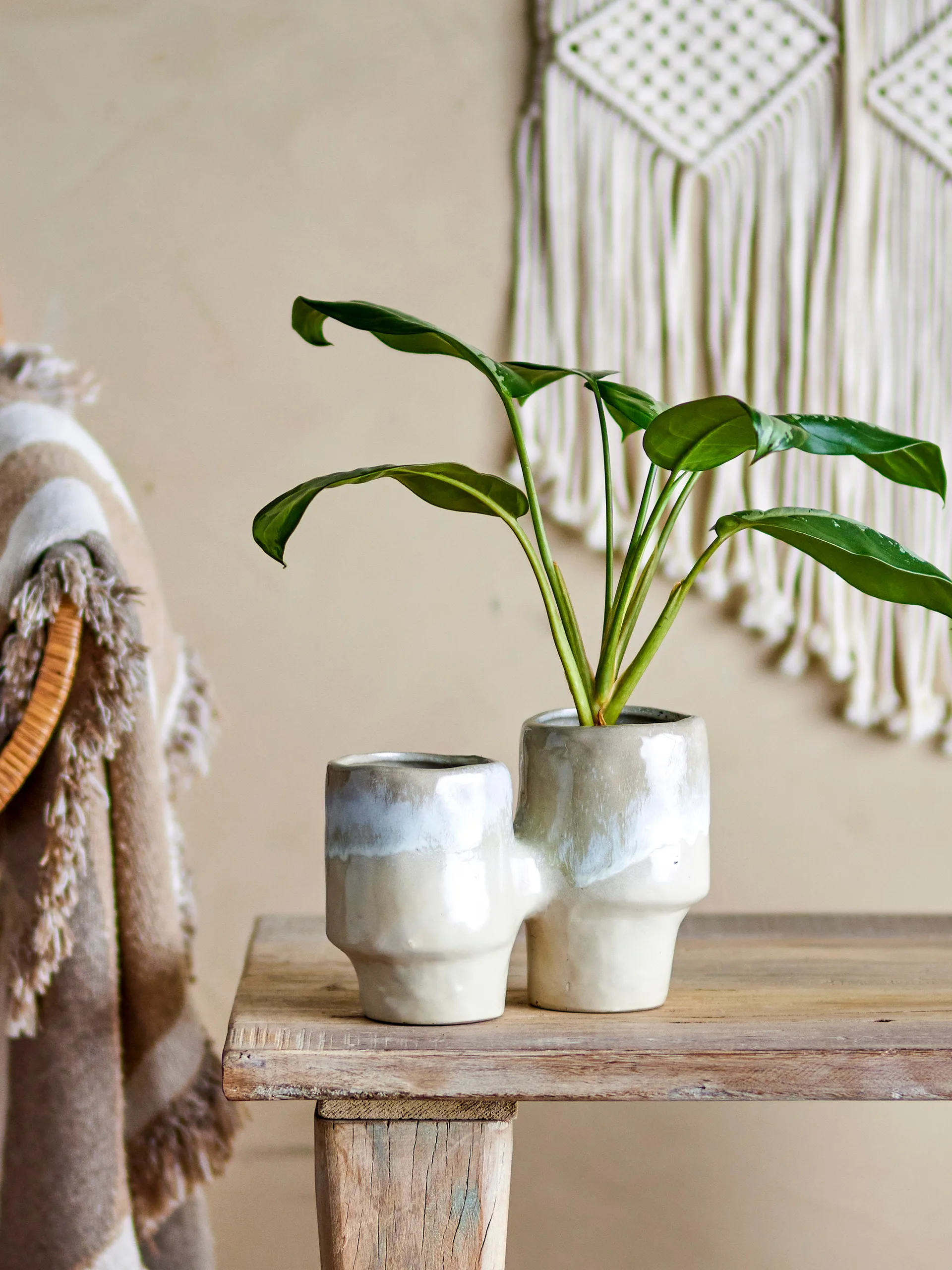 Maiak 플라워 팟 23x16x11 cm, Brown Bloomingville | 블루밍빌