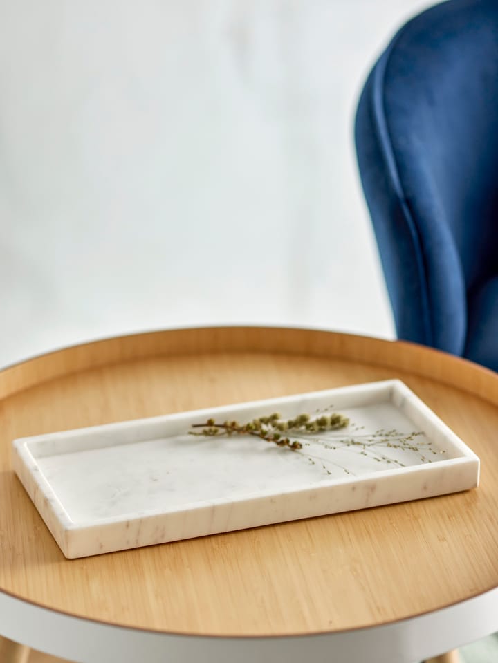 Majsa 장식 트레이 18x38 cm, White marble Bloomingville | 블루밍빌