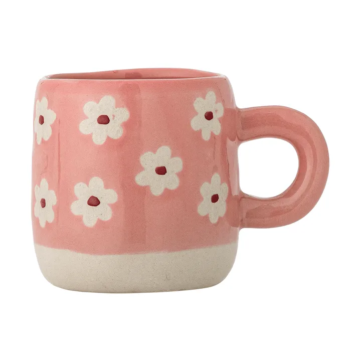 Millie 컵 110ml - Pink, flowers - Bloomingville | 블루밍빌