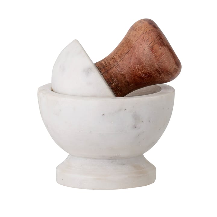 블루밍빌 mortel with pestle 마블-아카시아 - white - Bloomingville | 블루밍빌
