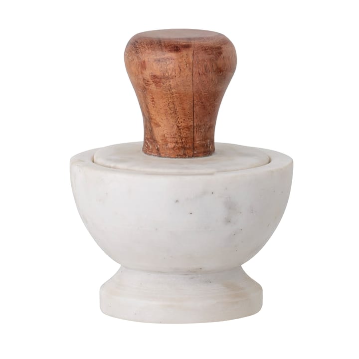 블루밍빌 mortel with pestle 마블-아카시아 - white - Bloomingville | 블루밍빌