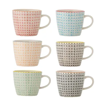 카를라 머그 - Multi, 6-pack - Bloomingville | 블루밍빌