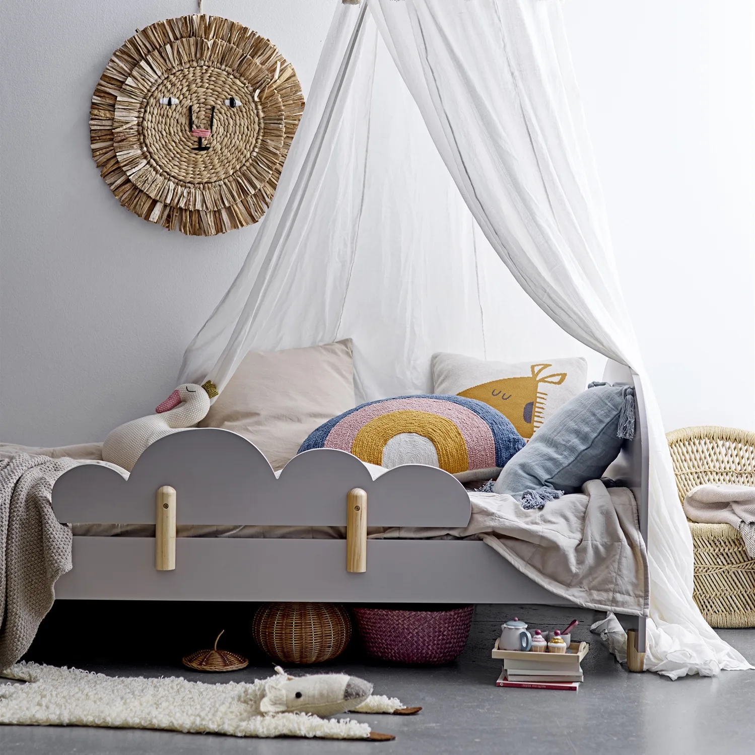 블루밍빌 레인보우 쿠션, Multi Bloomingville | 블루밍빌