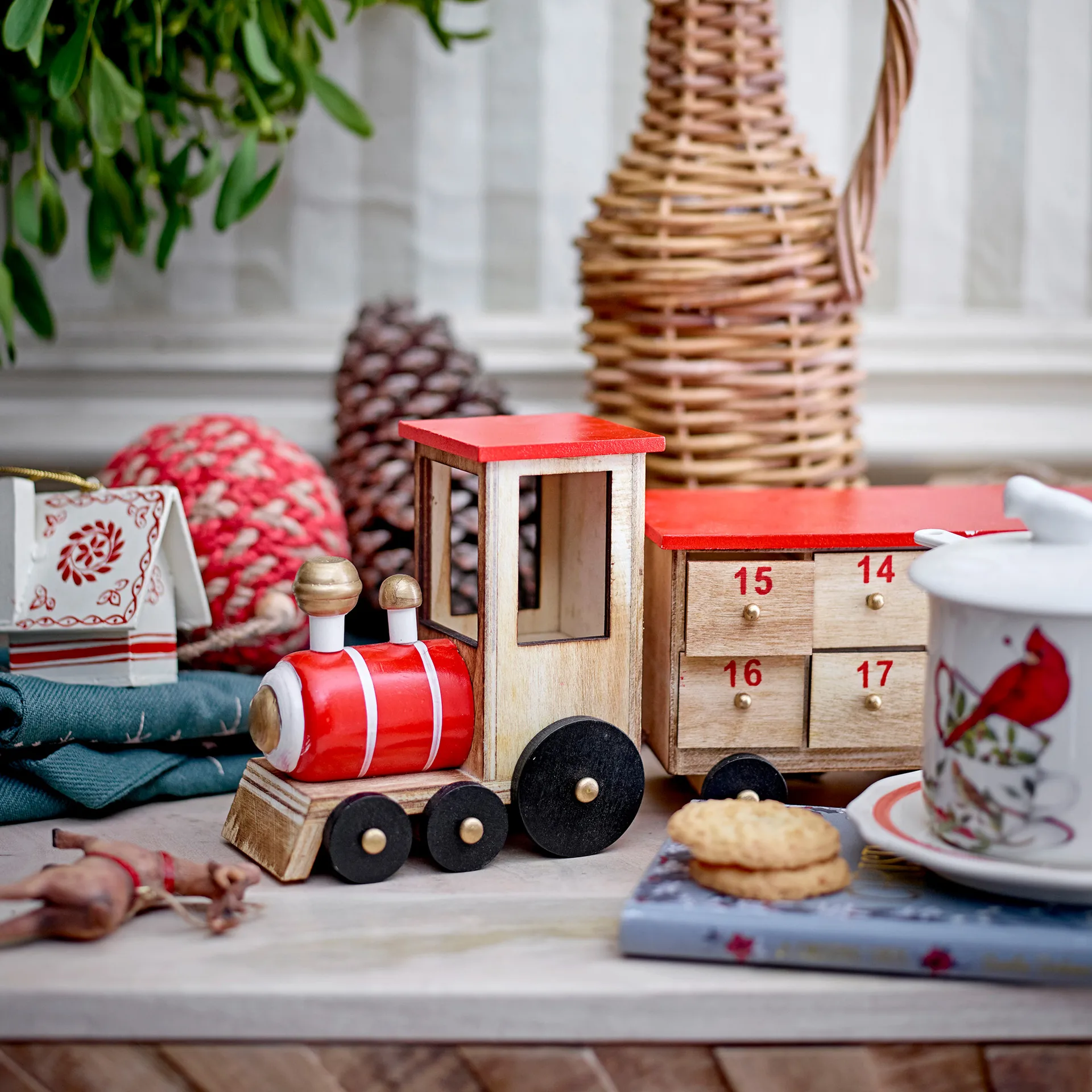 폴로우니아 기차 어드벤트 캘린더, multi Bloomingville | 블루밍빌