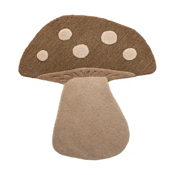 Mushroom 러그 - Brown, wool - Bloomingville | 블루밍빌