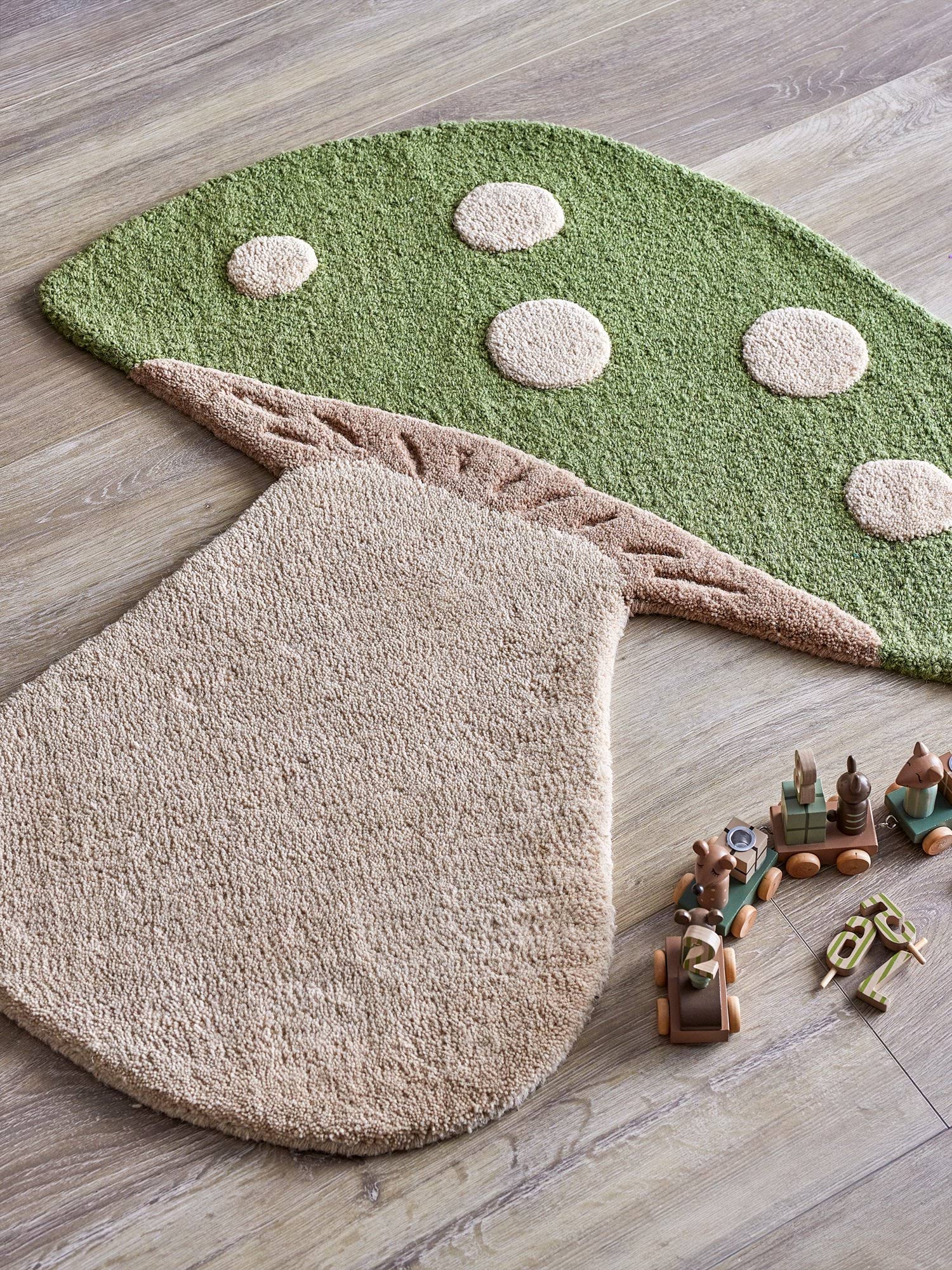 Mushroom 러그, Green, wool Bloomingville | 블루밍빌