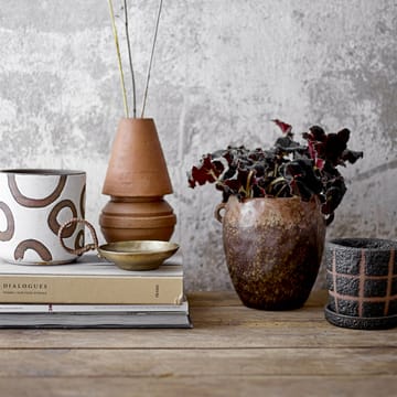 Nenne 손잡이 달린 화병 Ø16 cm - brown - Bloomingville | 블루밍빌