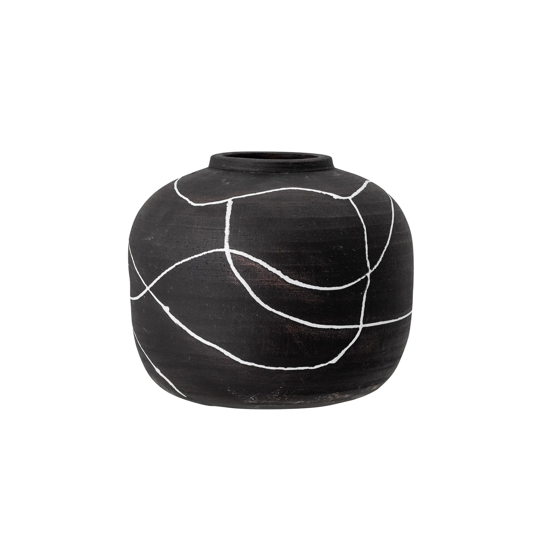 Niza 테라코타 화병 16.5 cm, black Bloomingville | 블루밍빌